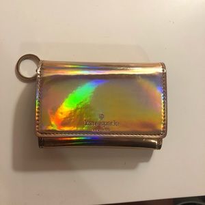 Kate spade rose gold wallet